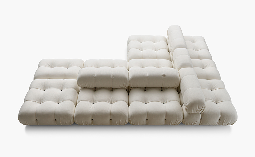 B&B italia sustainably updates 1970 camaleonda modular sofa by mario bellini