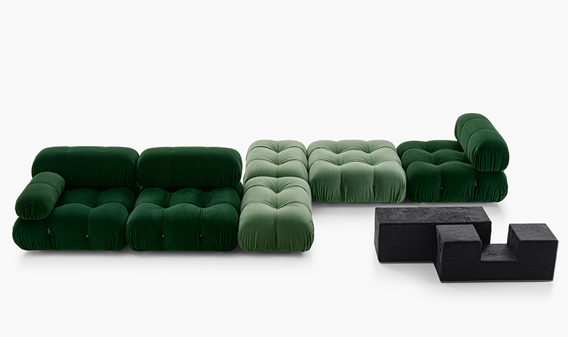 B&B italia sustainably updates 1970 camaleonda modular sofa by mario bellini