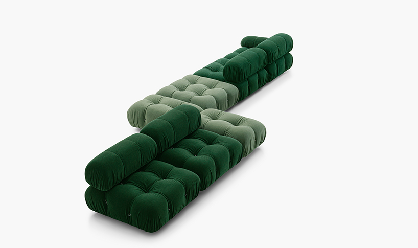 B&B italia sustainably updates 1970 camaleonda modular sofa by mario bellini