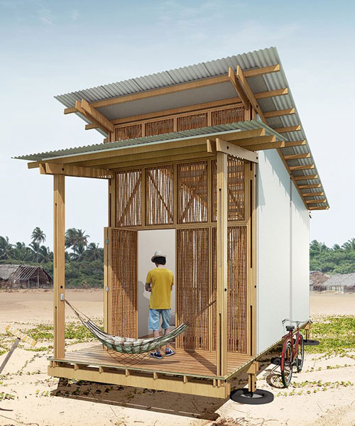 bernardo horta designs low-tech timber modules for a shared living community in brazil