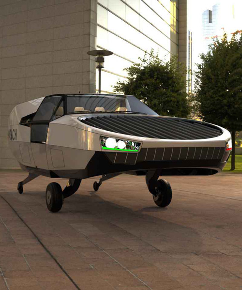 cityhawk eVTOL flying car by urban aeronautics will run on hydrogen