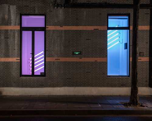 DEVOLUTION turns two windows into a contemporary art exhibition in shanghai