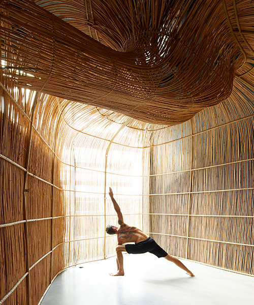 enter projects fuses 3D technology with local craftsmanship for vikasa yoga HQ in bangkok