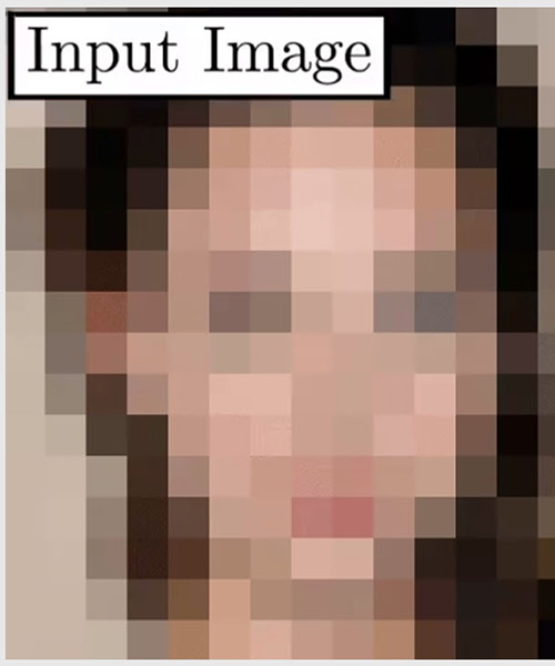 face depixelizer, an AI-powered app that turns pixelated faces into realistic photos