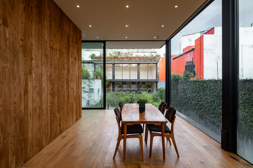 gabriel beas arquitectos converts a 1905 house into a plant-filled office in mexico city 