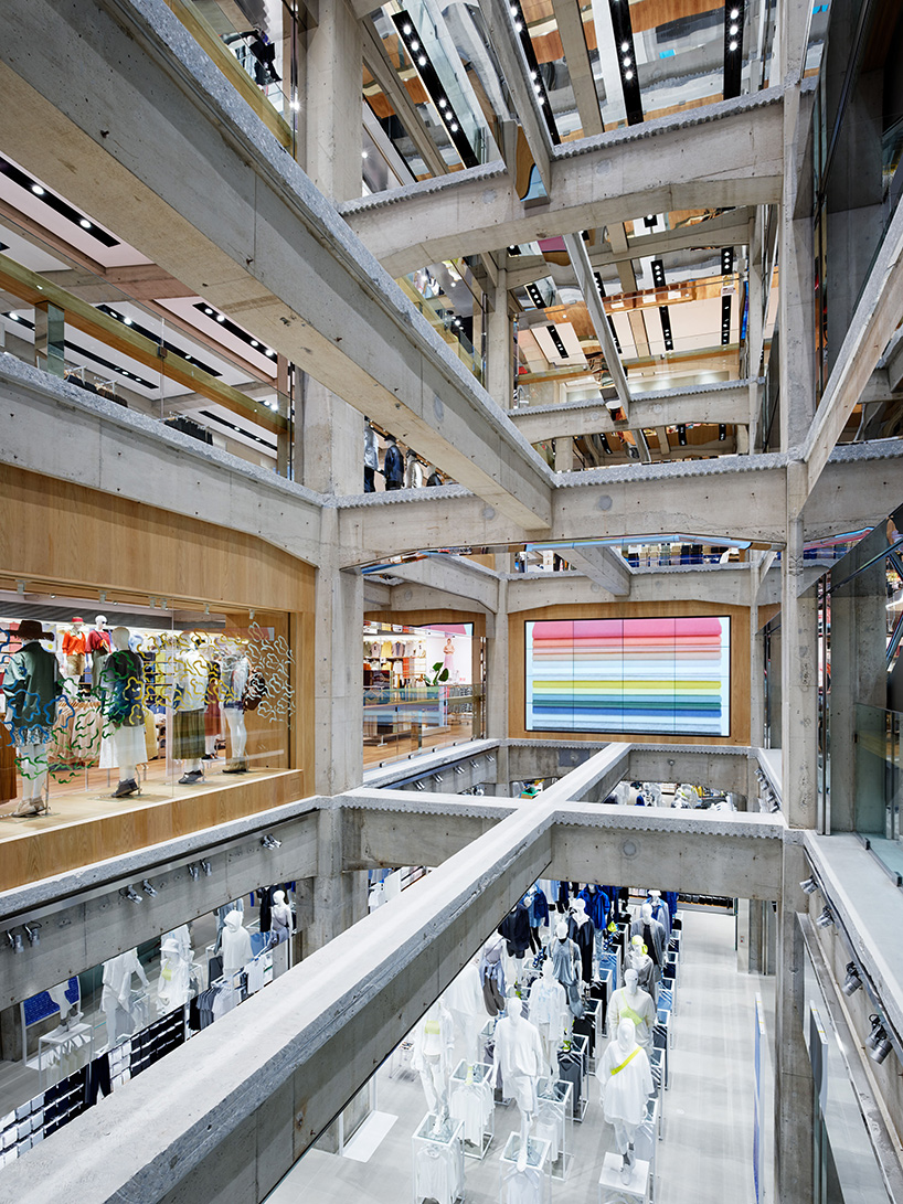 Uniqlo flagship store in Ginza Tokyo is enormous