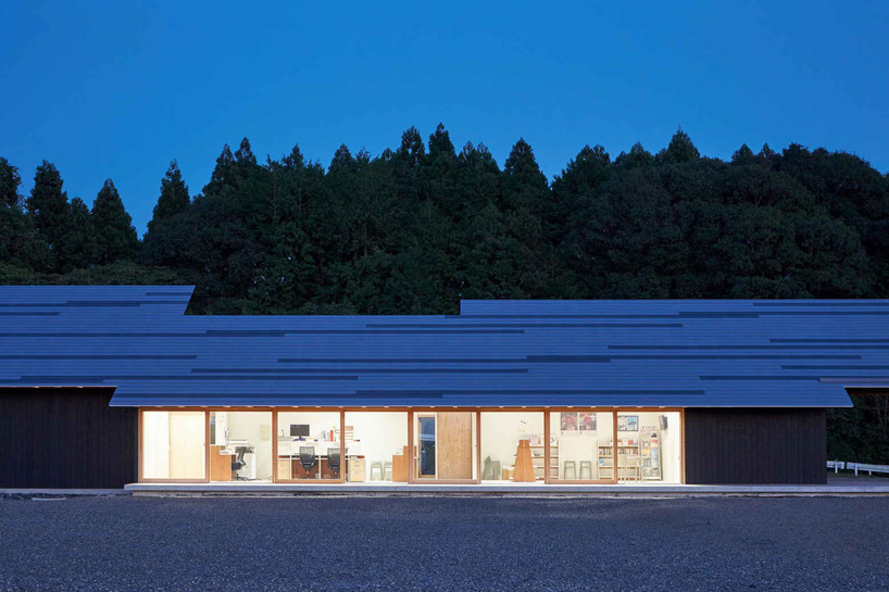 hiromu nakanishi architects + masashi ogihara architects build nishikimachi secret naval air base museum in japan