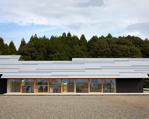 hiromu nakanishi architects + masashi ogihara architects build nishikimachi secret naval air base museum in japan