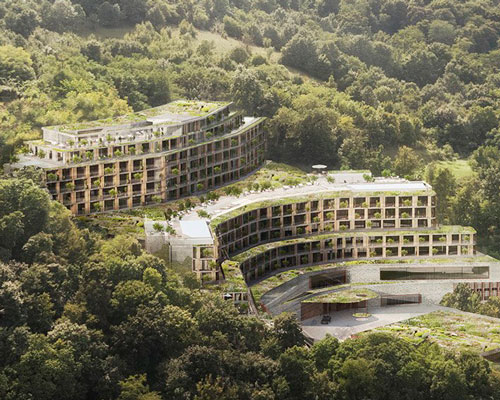johannes torpe reimagines a derelict hilton hotel into a luxury spa resort in hungary 