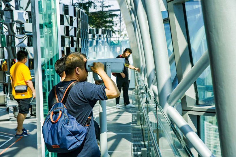 safdie architects' horizontal skyscraper opens to visitors in china