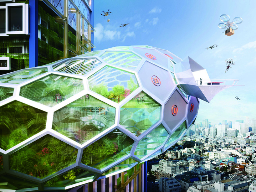 noiz architects proposes shibuya hyper cast 2, a futuristic vertical city for tokyo
