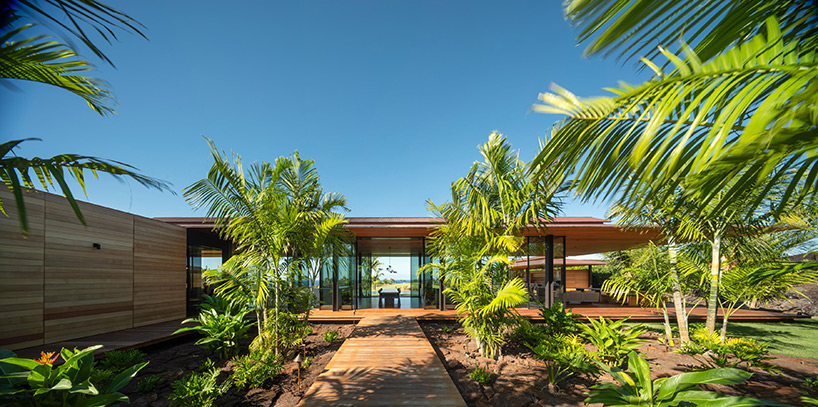 olson kundig's 'hale lana' house in hawaii embraces its natural habitat