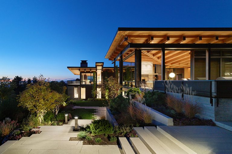 three pavilions define the wasatch house by olson kundig architects