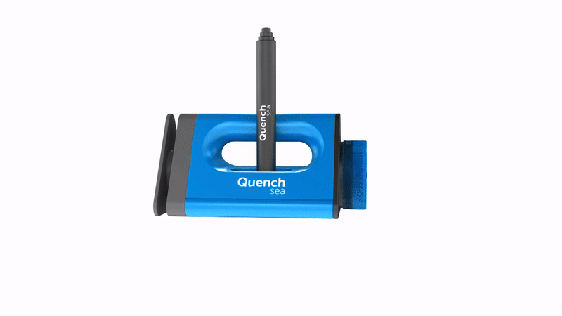 QuenchSea, a portable, low cost device that turns seawater into drinking water