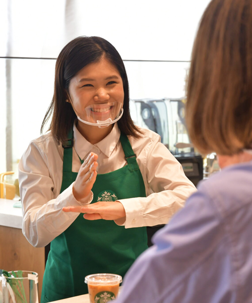 starbucks opens first signing store in japan for the deaf and hard of hearing
