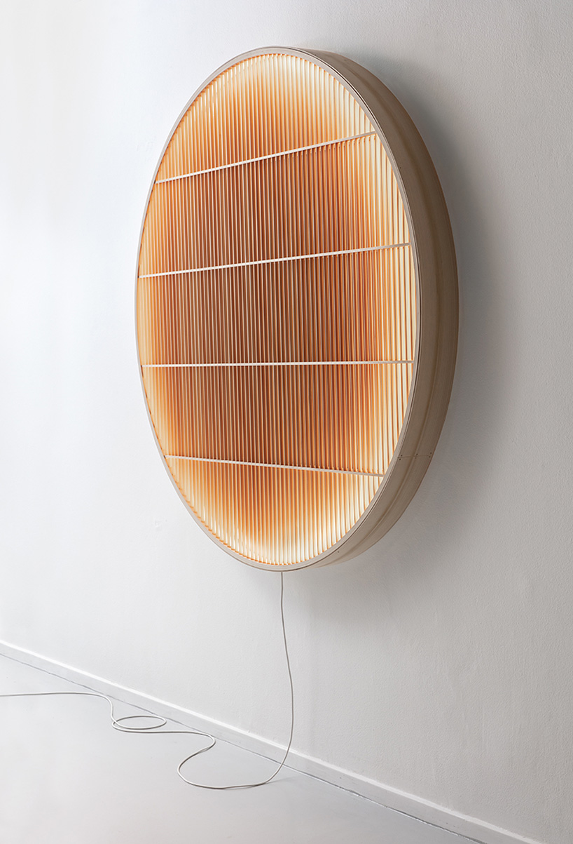 ane lykke uses traditional japanese woodworking technique in kurenai light object