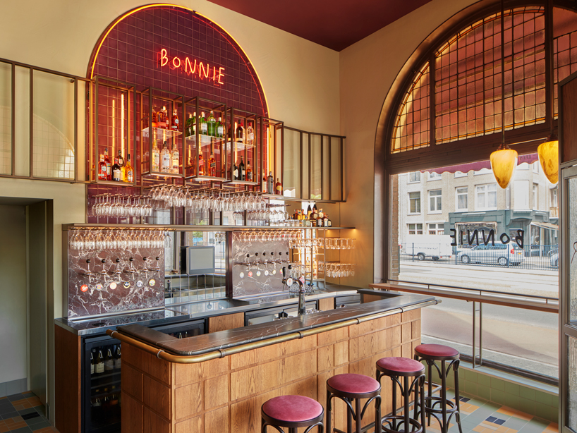 studio modijefsky celebrates the past with bar bonnie renovation in amsterdam