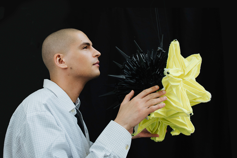 studio samira boon digitally fabricates adaptable origami installation, HORTUS BIONICA designboom