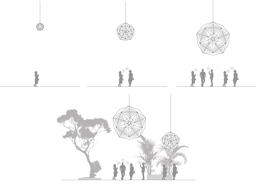 studio samira boon digitally fabricates adaptable origami installation, HORTUS BIONICA designboom