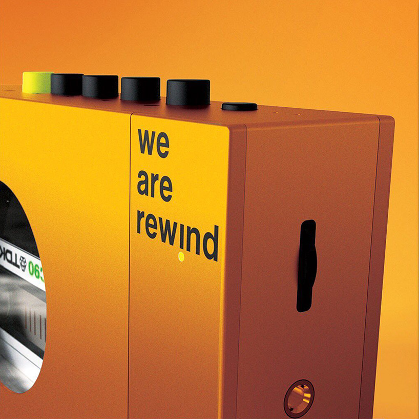 we are rewind cassette player