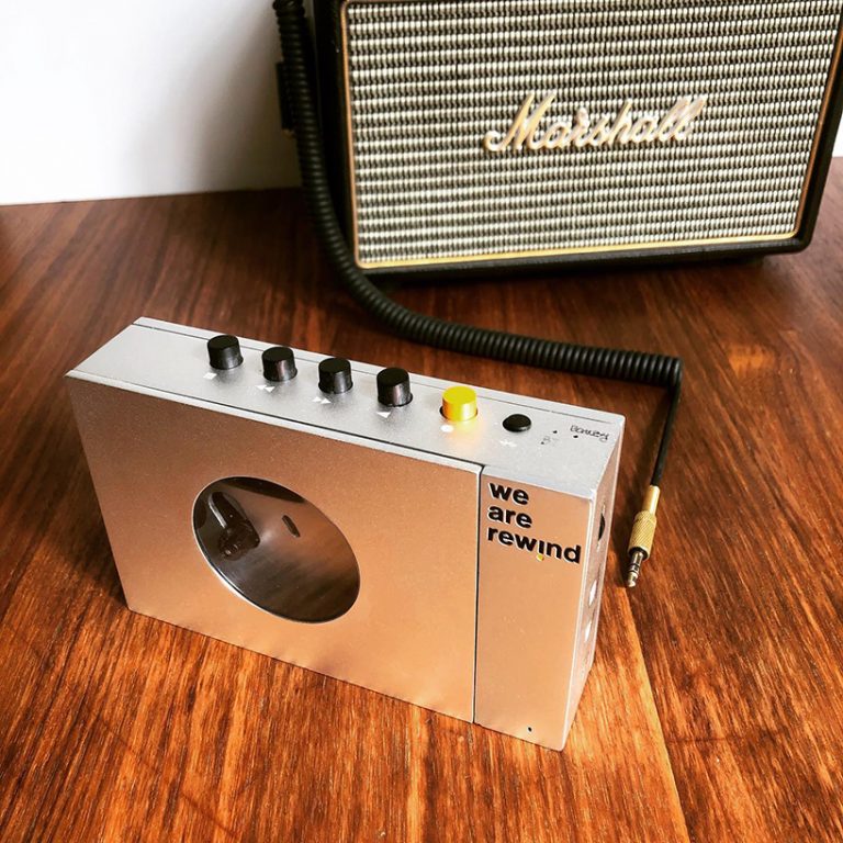 we are rewind adds bluetooth + recording options to this sleek cassette