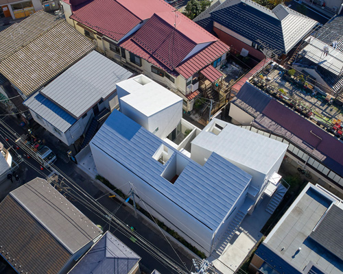 wipe builds secluded 'skyterrace' house in a dense tokyo neighborhood