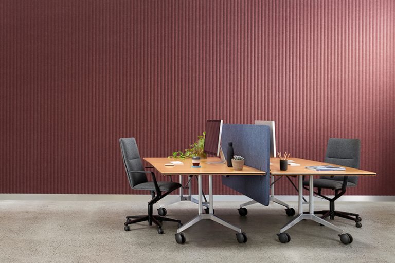 japonisme-inspired woven image zen and ion acoustic wall panels