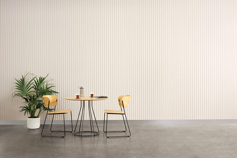 japonisme-inspired woven image zen and ion acoustic wall panels