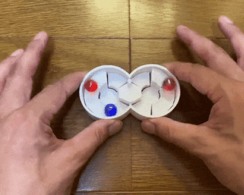 this hypnotic 3D-printed machine by yosuke ikeda generates a mysterious movement