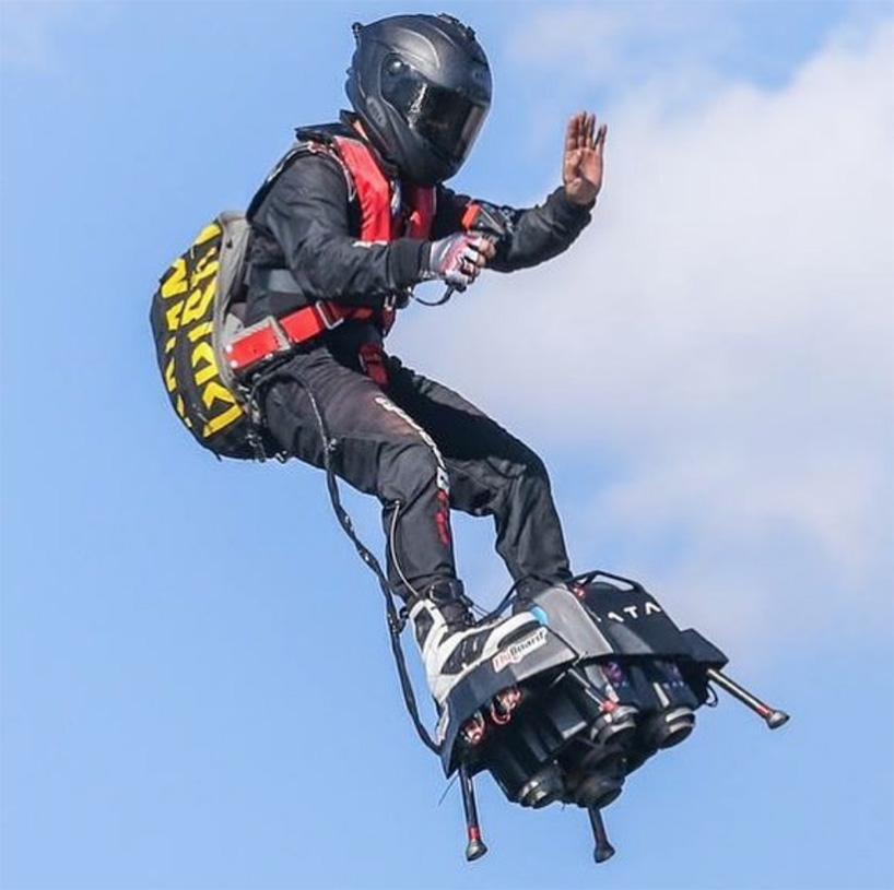 Jet pack on your feet? It's called Flyboarding