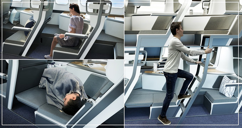 zephyr seat is a lie-flat airline seat for economy class travelers