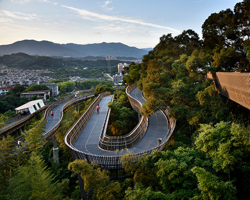 fuzhou forest walkway by LOOK architects offers access to nature in southeastern china