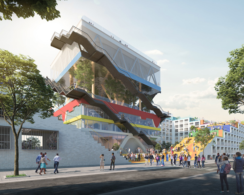 MVRDV to transform its expo pavilion in hannover with stacked dutch landscapes