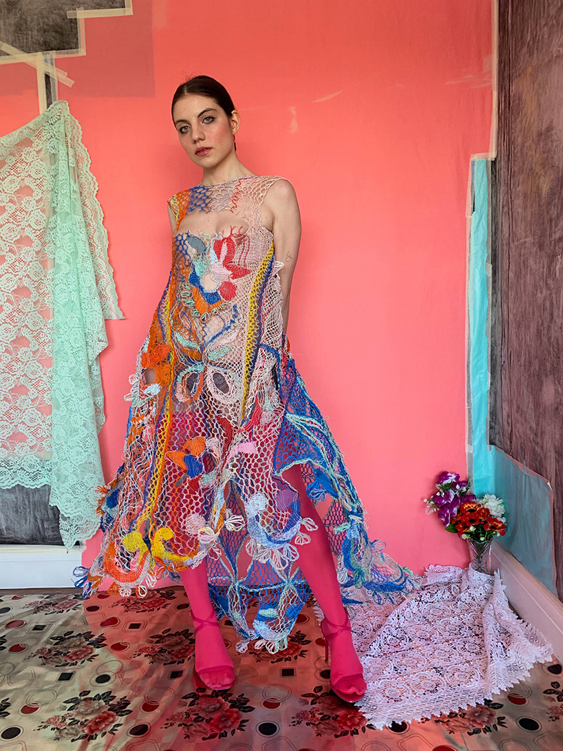 alexandra sipa crafts discarded electrical wire into stunning dresses