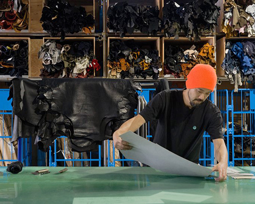 althouse designs a leather mill and showroom inside a warehouse near tokyo