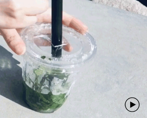 this openable, reusable bubble tea straw is made from 100% recyclable material