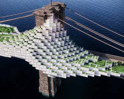daniel gillen reimagines the brooklyn bridge as a living infrastructure