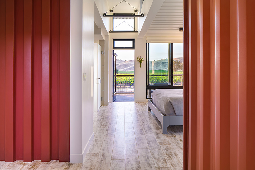 ecotech design completes shipping container hotel at california winery