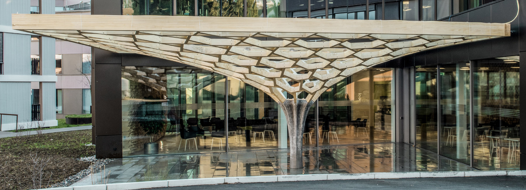 gramazio kohler research, ETH zurich plants 'future tree' in swiss