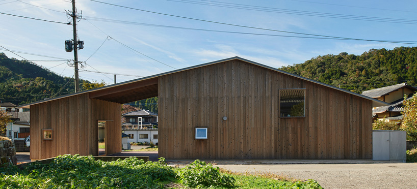 kitorepe architects has clad the building in wood