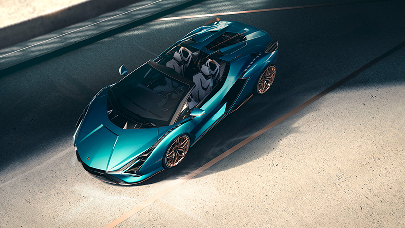 lamborghini sián roadster - their first hybrid hypercar - goes topless