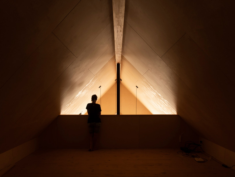 the house is complete with a mezzanine loft space