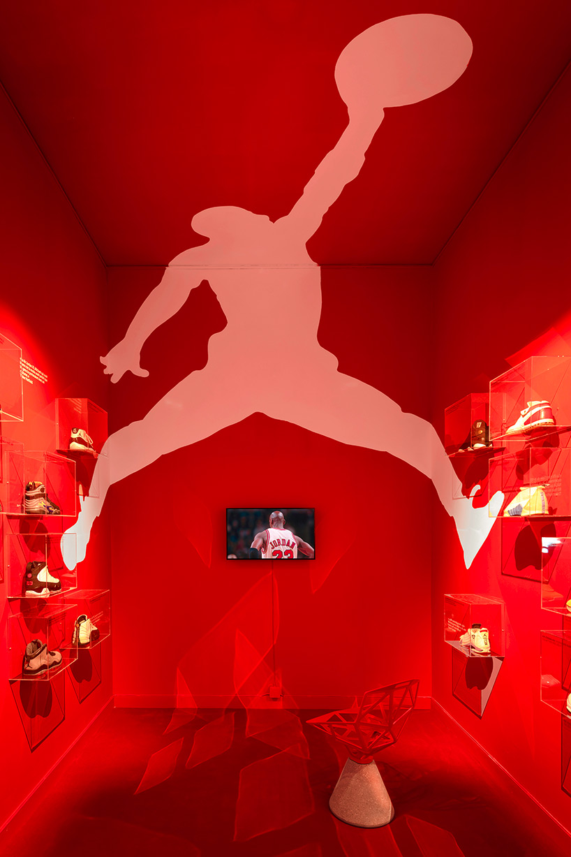mathieu lehanneur conceives colorful scenography for 'playground — the design of sneakers'