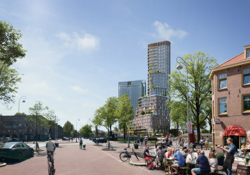 mecanoo wins competition to design a new vertical neighborhood in amsterdam north