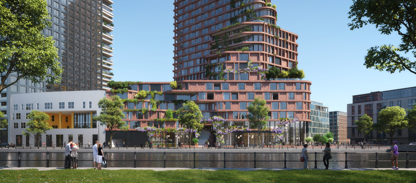 mecanoo wins competition to design a new vertical neighborhood in amsterdam north