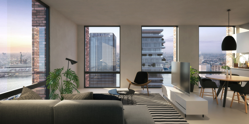 mecanoo wins competition to design a new vertical neighborhood in amsterdam north