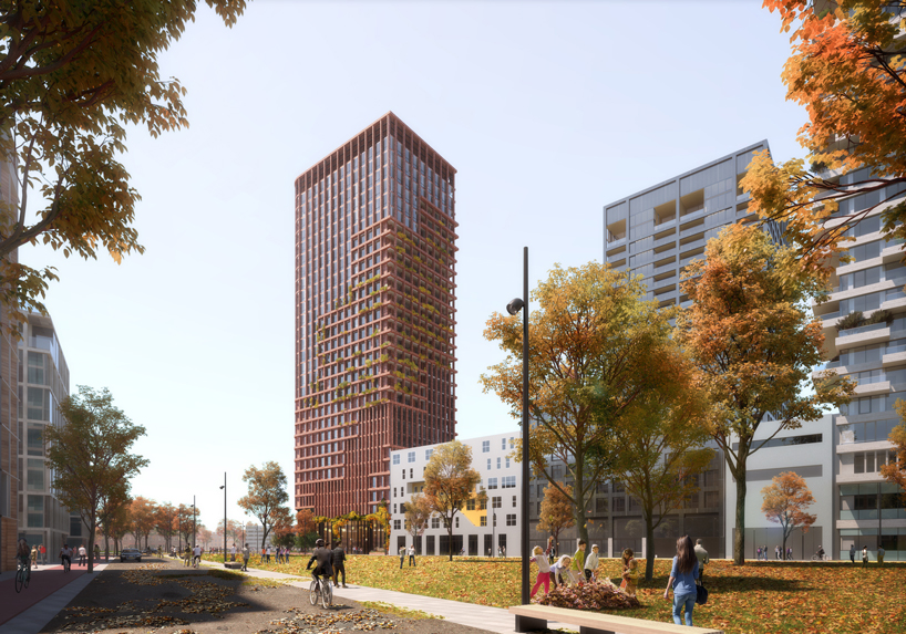 mecanoo wins competition to design a new vertical neighborhood in amsterdam north