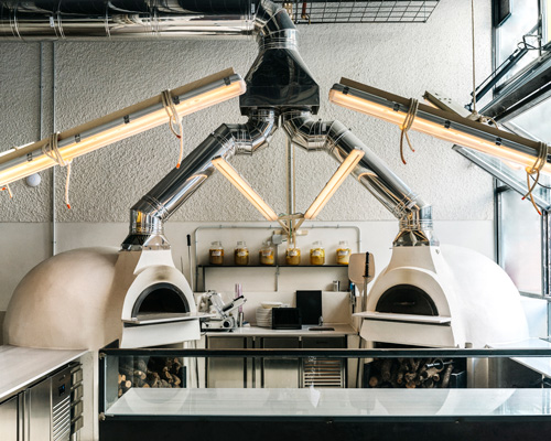 recycling, local craft + low-tech solutions define 'mo de movimiento' restaurant in madrid
