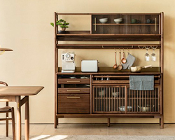 yen-hao, chu combines clean lines and solid wood to design the muzhi cupboard