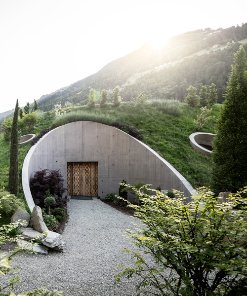 noa* (network of architecture) cuts into italy's south tyrolean landscape with its apfelhotel